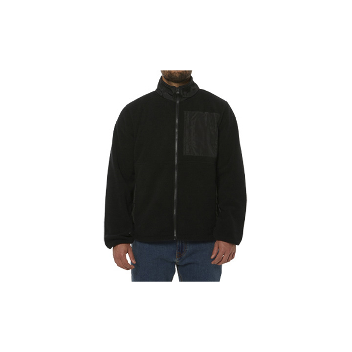 Caterpillar Foundation Fleece - Mens Jackets - Black - NZ (982LTQSFU)